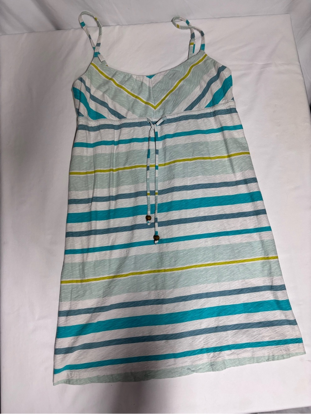 Tommy Bahama Women’s M Striped 100% Cotton Empire Waist Sundress